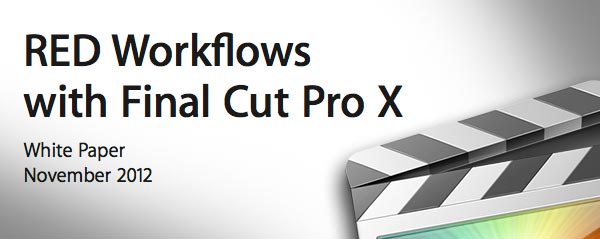 RED Workflow FCPX white paper