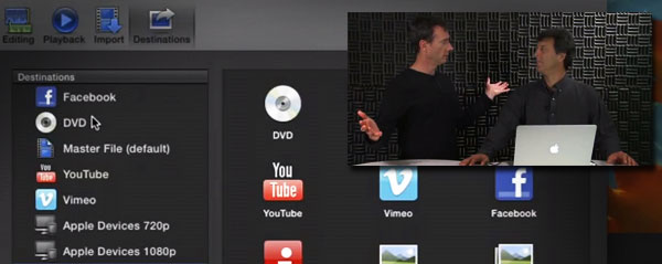 Macbreak FCPX destinations
