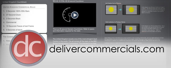 deliver commercials