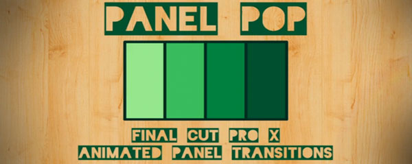 panel pop fcpx plugin