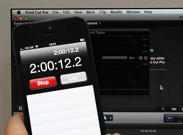 2 hour render FCPX