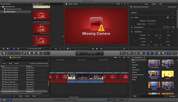 Reach-for-the-manual FCPX