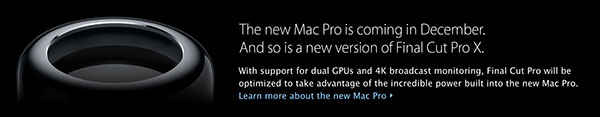 mac pro fcpx date
