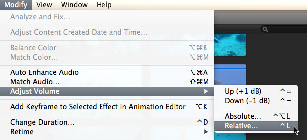 19.Adjust volume command