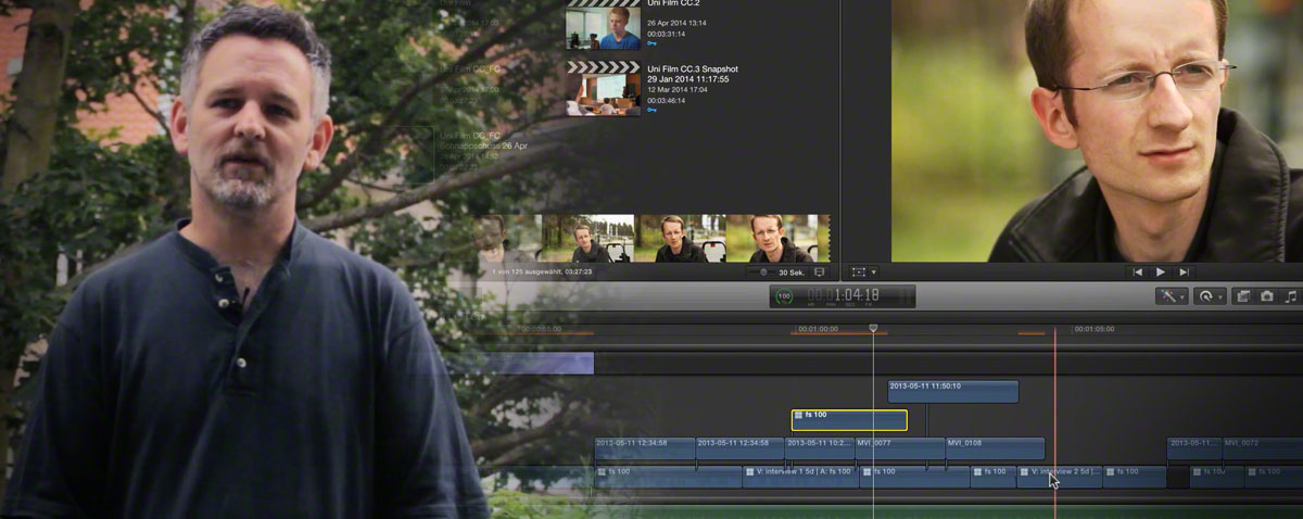 VOD FCPX tutorial german