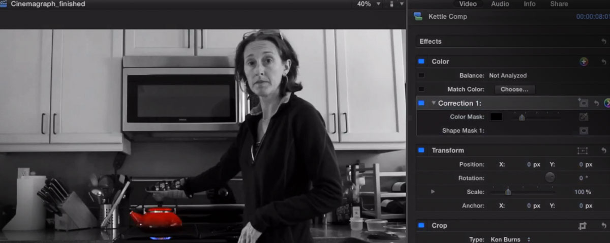 cinemagraph fcpx motion MBS