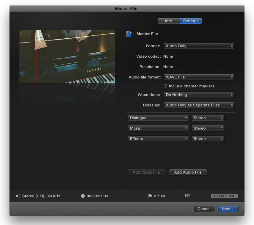 FCPX ROL 12