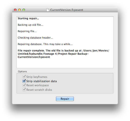 Project Repair