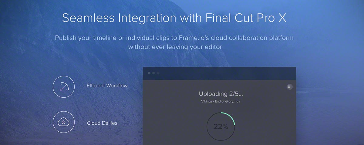 frameio fcpx app