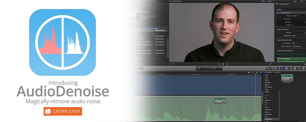 crumplepop audiodenoise fcpx