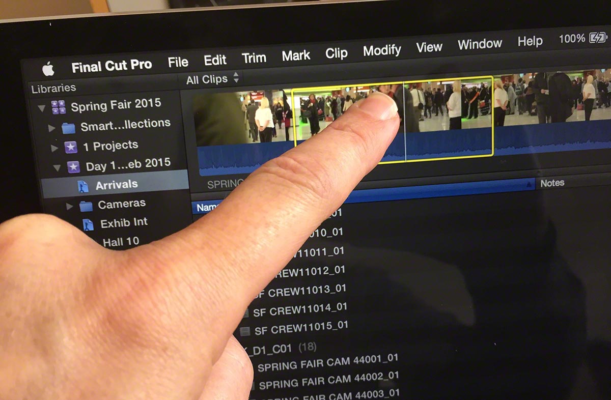FCPX iPad Pro Duet 2
