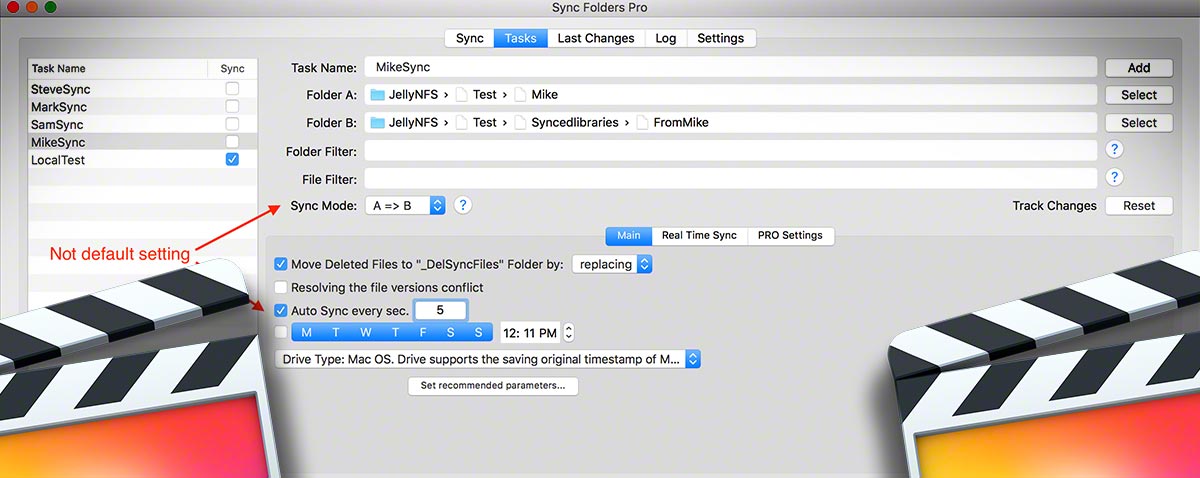 FCPX Library Sync banner