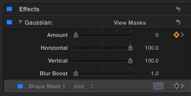 keyframe gaussian blur mask