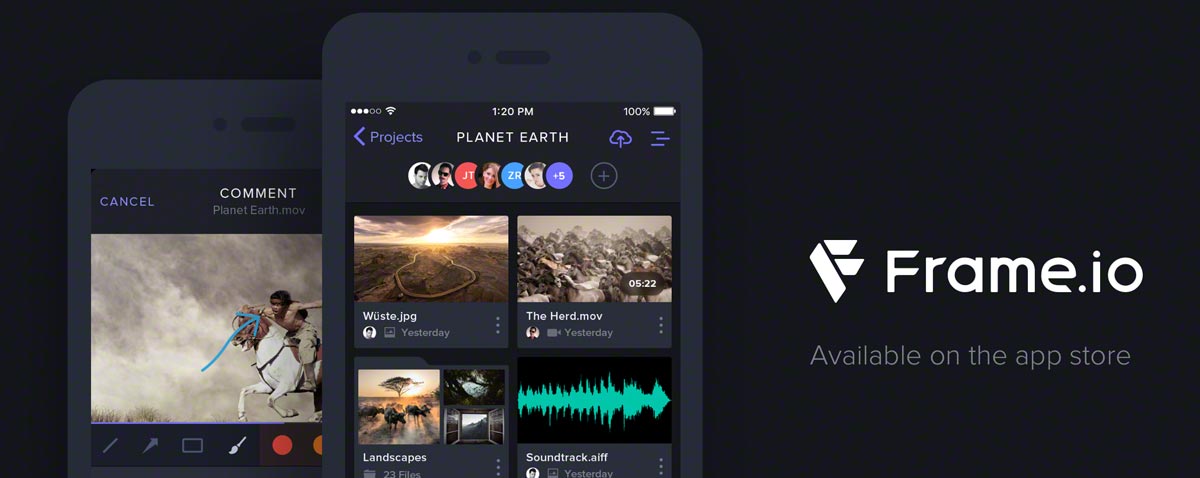 frame io iphone FCPX