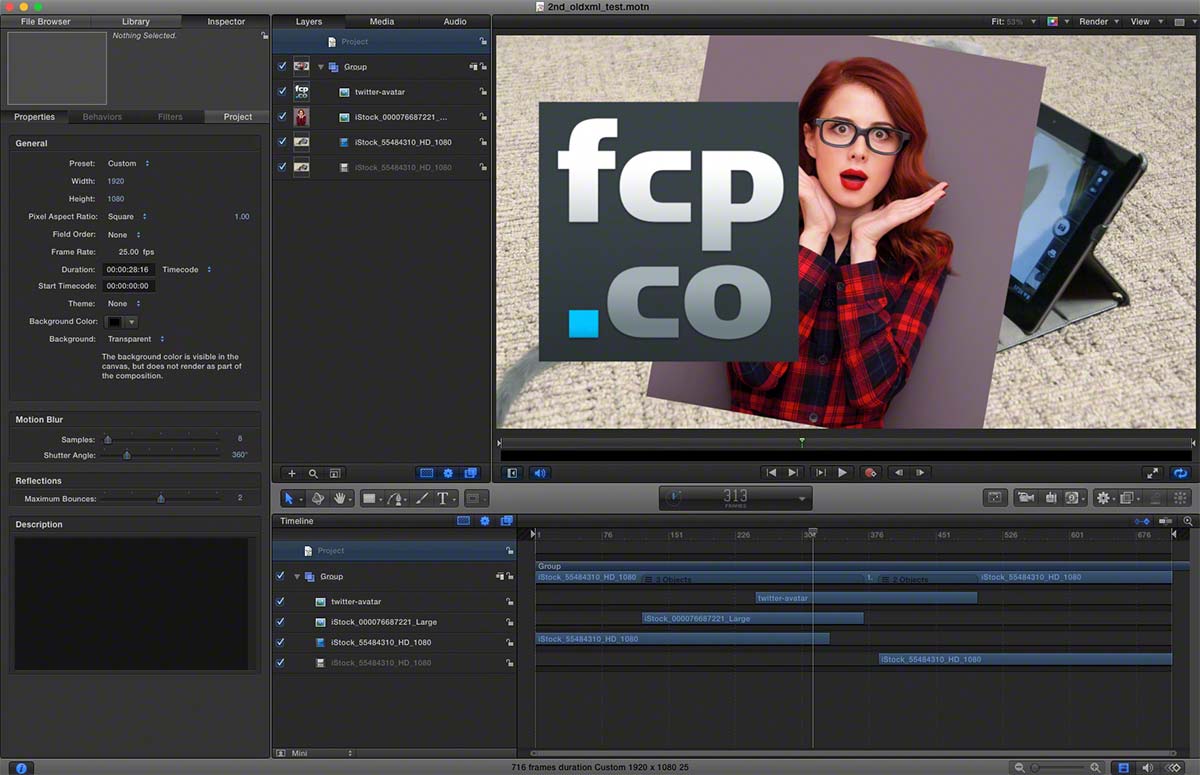 FCPX to Motion 2