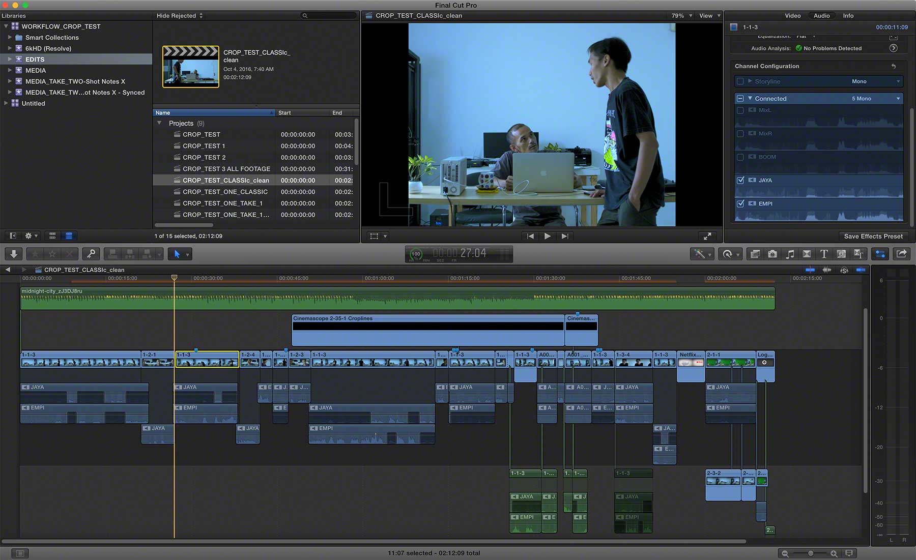 FCPX Project Finished Edit