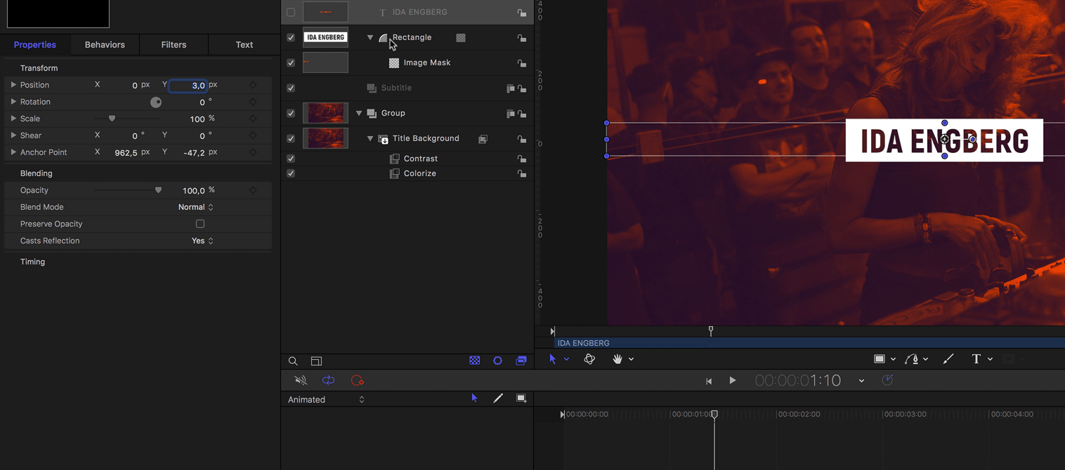 1. Duplicate the rectangle and adjust it to create a line
