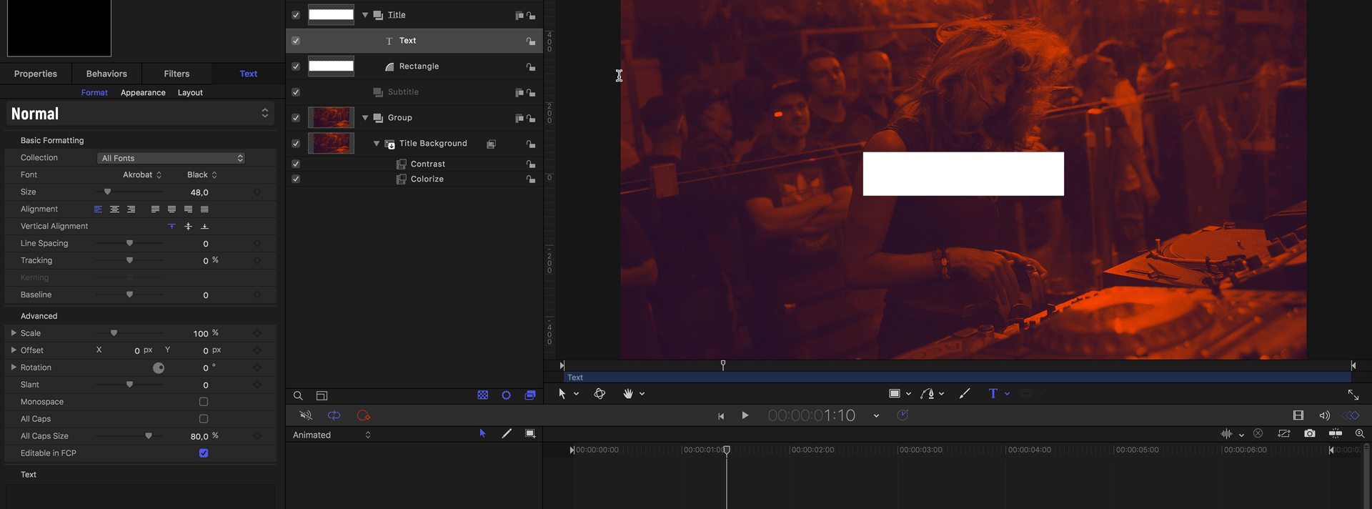 3. Create a new text