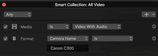 22 smart collection fcpx