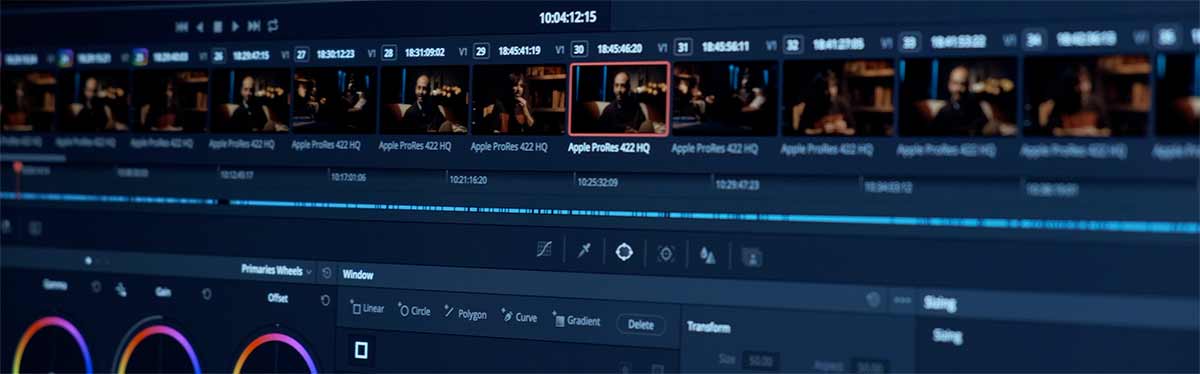 34 Resolve timeline
