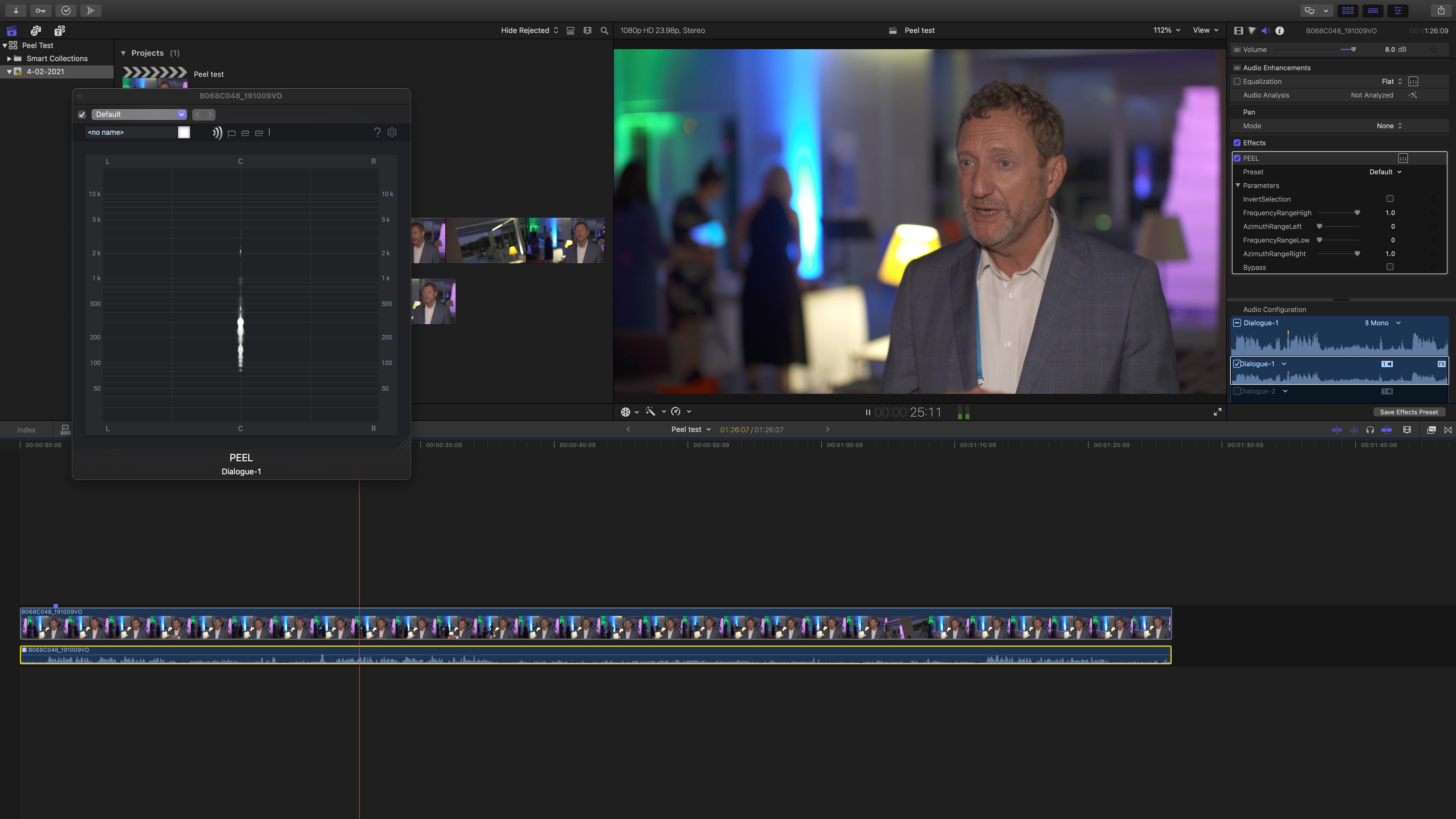 peel in final cut pro 01